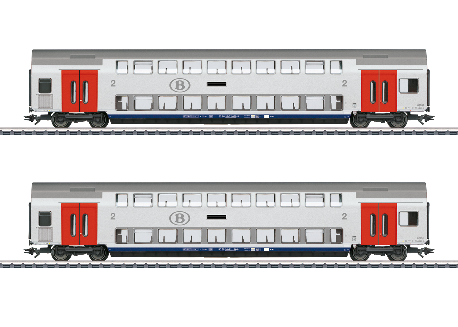 Doppelstockwagen-Set SNCB