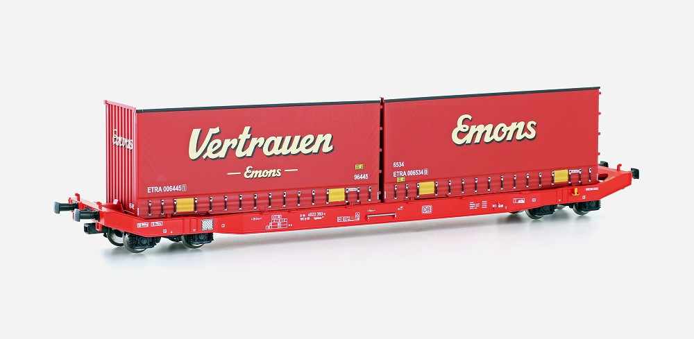 Containerwagen Sgkkms 698 DB Cargo, Ep.VI, Emons