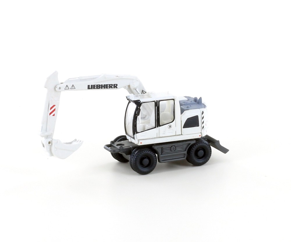 Liebherr Compact Bagger m. Tieflöffel, weiß