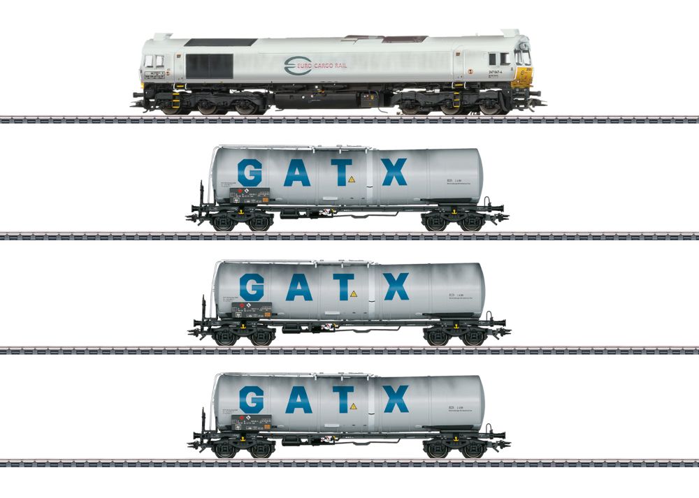 Zugset Class 77 gealtert