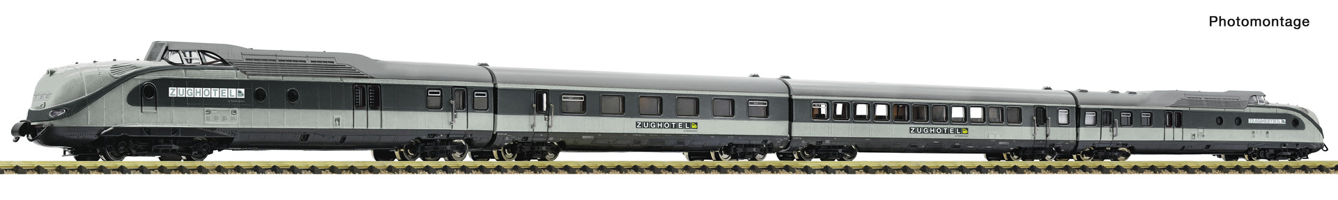 4er Set Dieseltriebzug VT11.5 Railadventure DC-Snd.