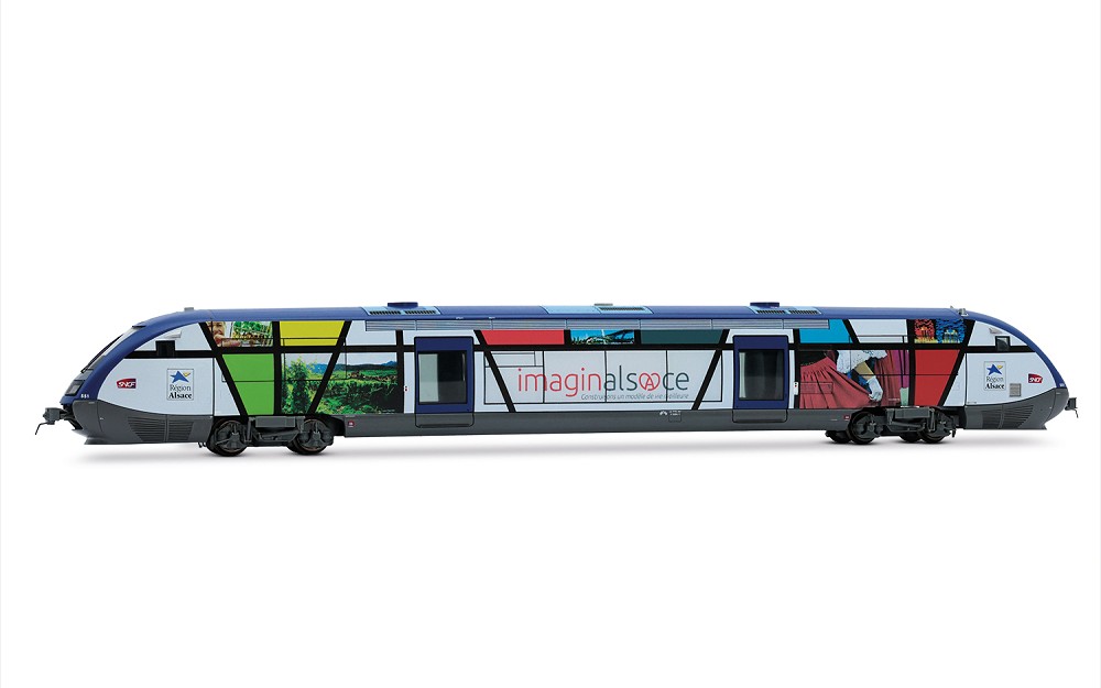 SNCF, Dieseltriebwagen der Reihe X 73500 in neuer Farbgebung