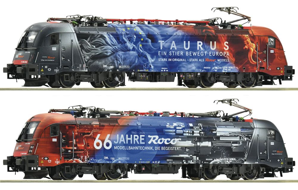 E-Lok 1216 006-7 ÖBB "66 Jahre ROCO"  AC-Snd.