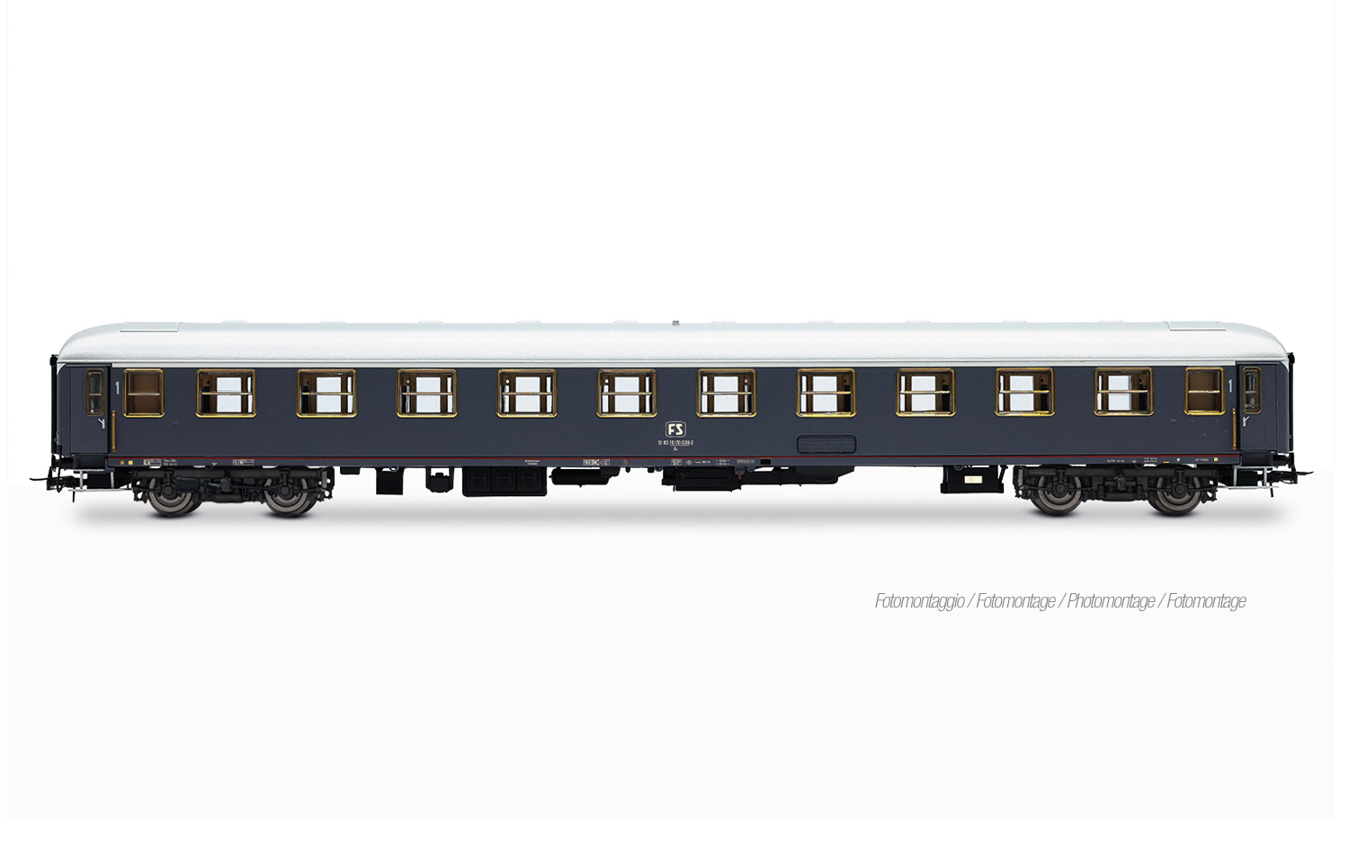FS, 2-tlg. Set „Rapido 904-905”, UIC-X '68 1. + 2. Klasse, M