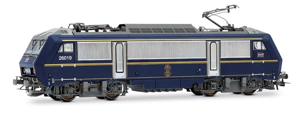 SNCF, elektrische Zweisystemlokomotive BB 26019, dunkelblaue