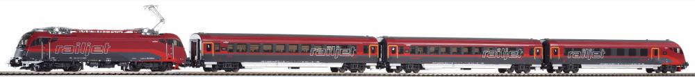 Zugset Railjet Rh1216 + 3 Wagen ÖBB V