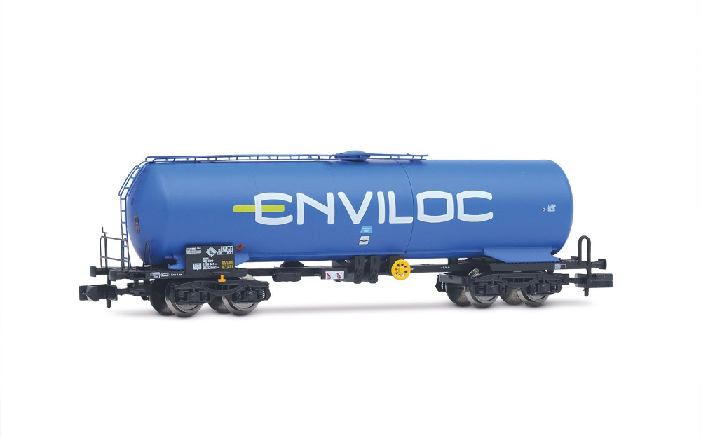 D-ERMD, 4-achs. Kesselwagen „Enviloc“, blaue Farbgebung, Ep.