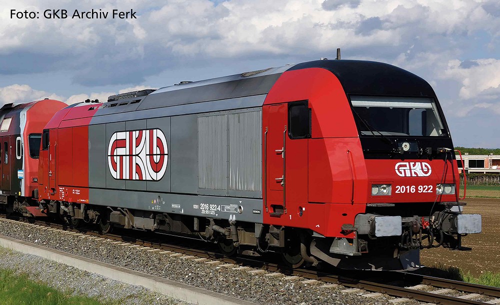 ~Diesellok Rh 2016 GKB VI + PluX22 Dec.