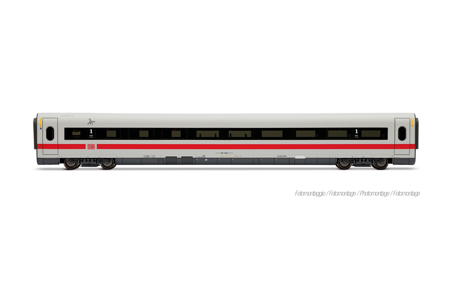 DB AG, ICE 1, Tz 155 „Rosenheim“, 5-tlg. Set Zwischenwagen (