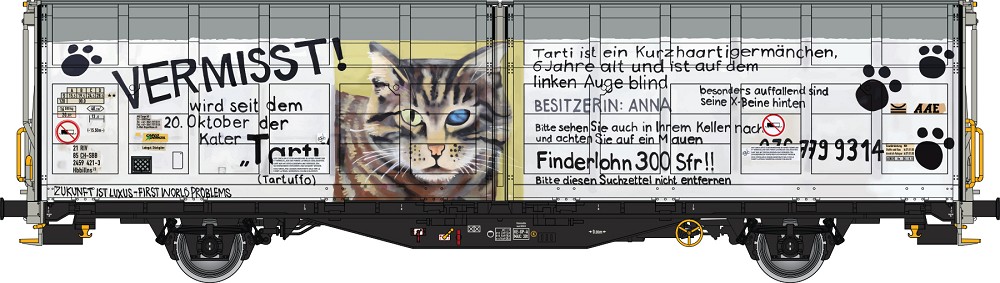 Schiebewandwagen Hbbillns SBB, Ep.VI, Graffiti Edition Schiebewandwagen Hbbillns SBB, Ep.VI, Graffiti Edition