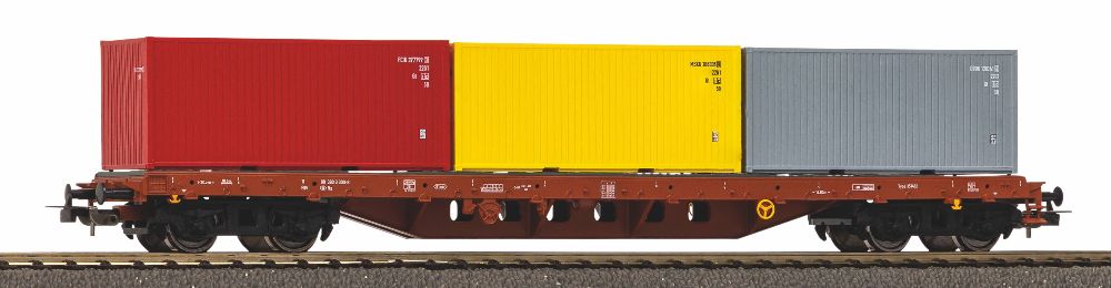 Containertragwg.SNCB V, beladen mit 3 Containern