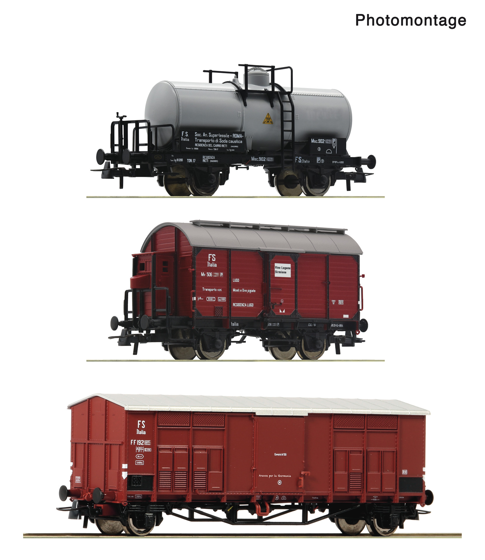 3er Set Güterzug FS