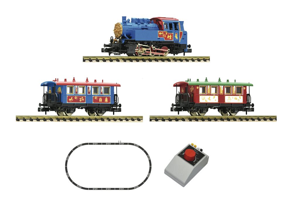 Analog Startset Weihnachtszug Dampflok BR 80+Personenwagen