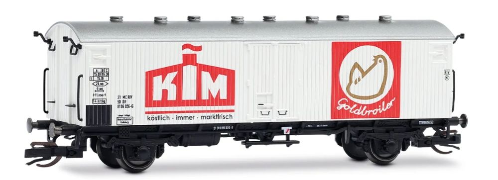 DR, 2-achs. Fährbootkühlwagen, „KIM Broiler”
