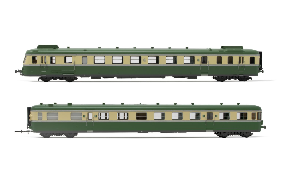 SNCF, 2-tlg. Dieseltriebwagen RGP II X 2712 mit Beiwagen XR