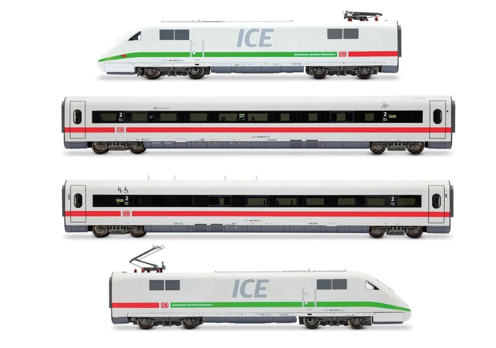 DB AG, ICE 1, Tz 155 „Rosenheim”, 4-tlg. Grundset (Lok, Dumm