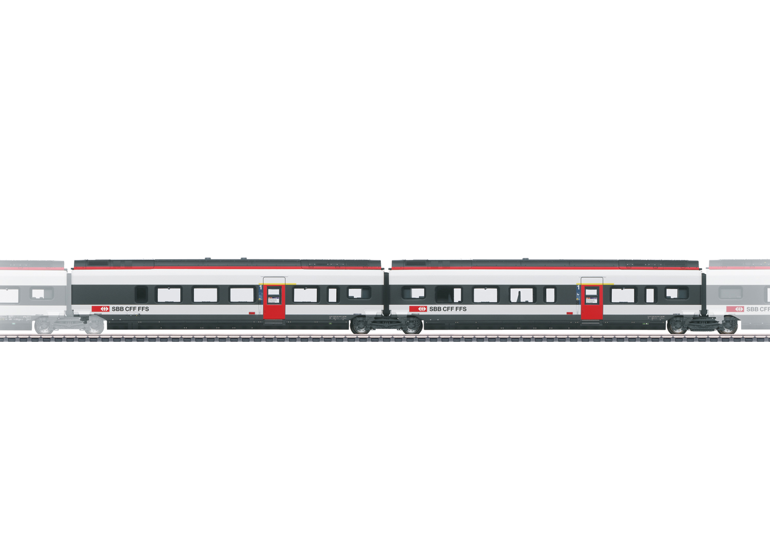 Ergänzungswagen-Set 3 zum RABe 501 022 Giruno