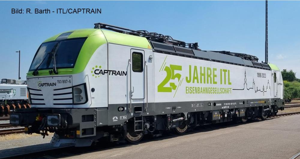 E-Lok 'Vectron' 193 897-6, ITL-CAPTRAIN, Ep.VI '25 Jahre ITL