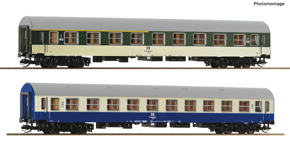 2er Set Personenwagen Y/B 70 DR Versuchslackierung