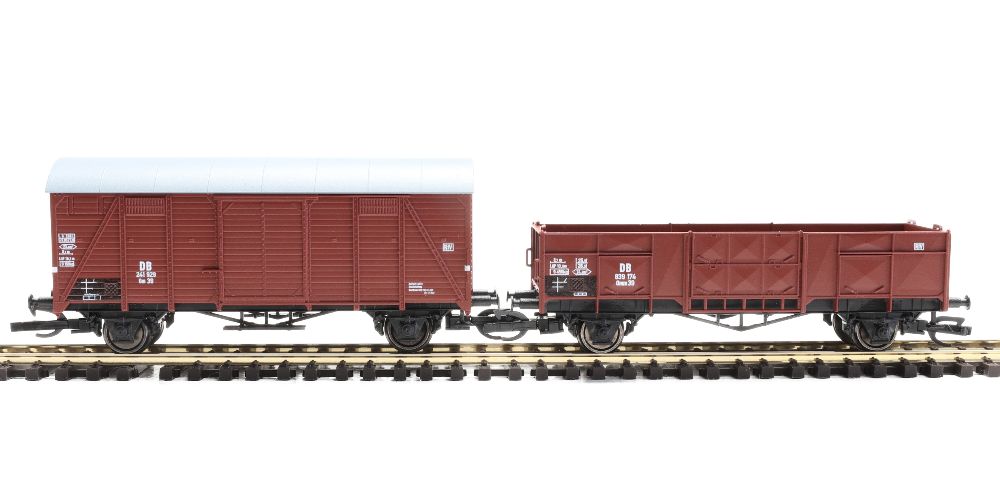 2tlg. Set Güterwagen DB TT
