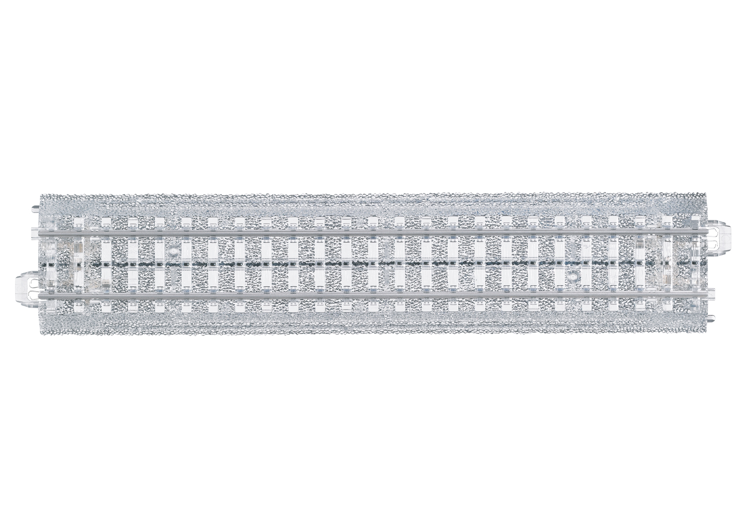Gerades C-Gleis Länge 188,3 mm transparent