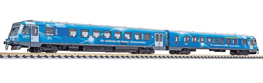 Dieseltriebw., BR 628.4/928.4, 2-tlg., "Rautenzug" der Gäubo