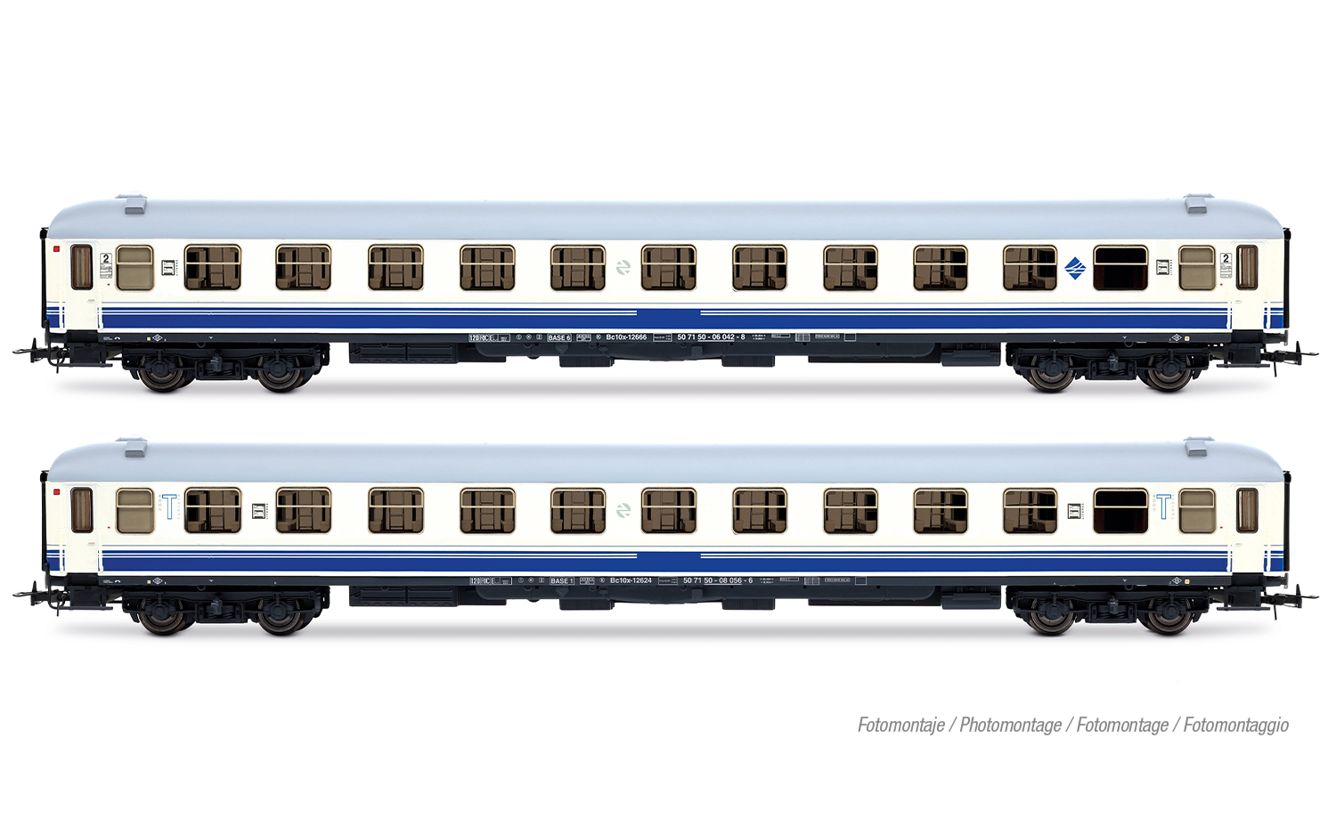 RENFE, 2er-Pack „Estrella Rías Bajas”, Bc10x-12600, Largo Re
