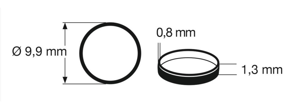 Haftringsatz H0 10 Stk.