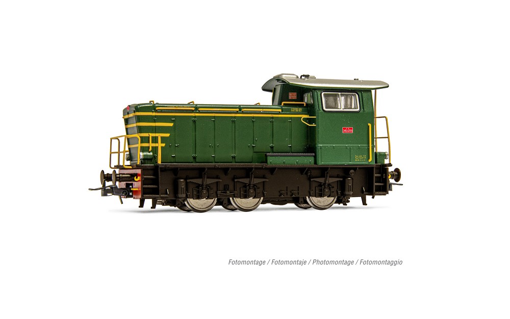FS, Diesel-Rangierlokomotive Rh. 245, ohne seitliche Griffst