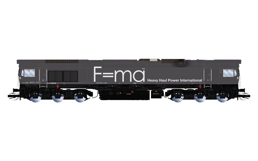 Heavy Haul Power, dieselelektrische Lokomotive Class 66, gra