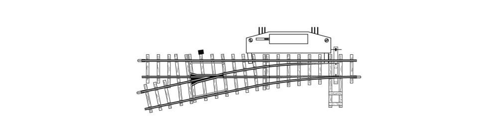 12° elektr Weiche links 162