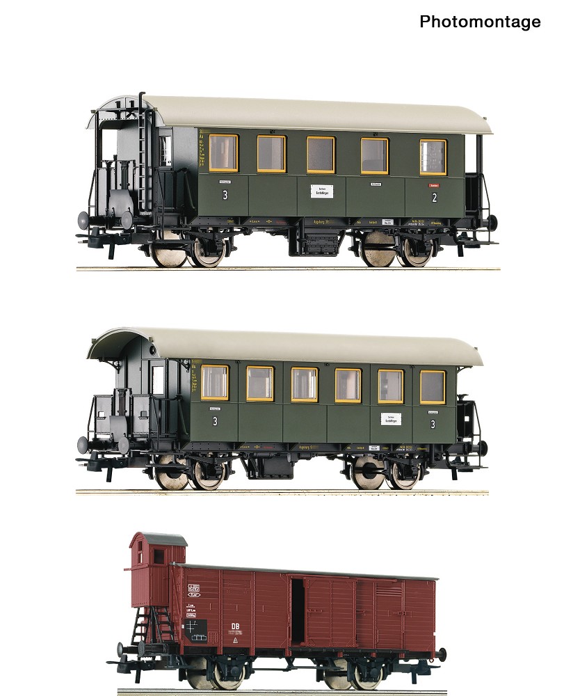 3er Set Nebenbahnzug DB