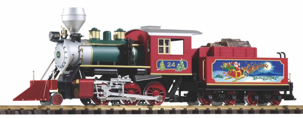 G-US Dampflok Mogul mit Tender North Pole Express, Sound&Dam