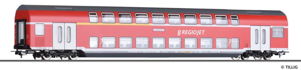 Doppelstockwagen 1./2. Klasse DABz755 der RegioJet, Ep. VI