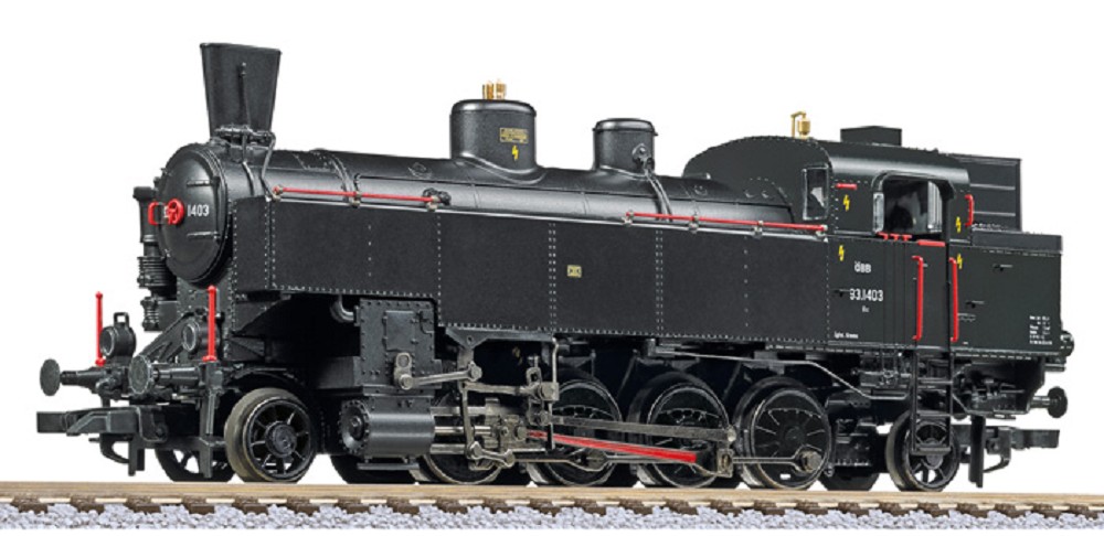 Dampflokomotive, Reihe 93, ÖBB, 93.1403, Speichenräder, Ep.