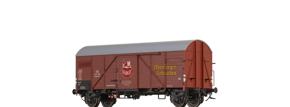 H0 Gedeckter Güterwagen Gmhs35 „Lebkuchen-Schmidt“ DB
